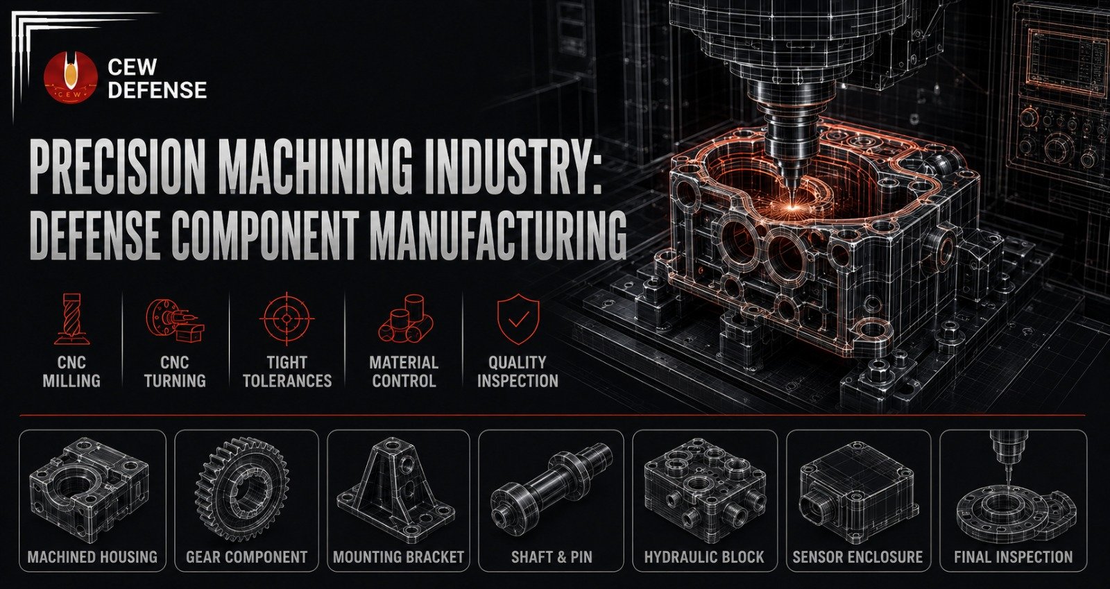 Stainless Steel CNC Machining Services for Defense and Military Components