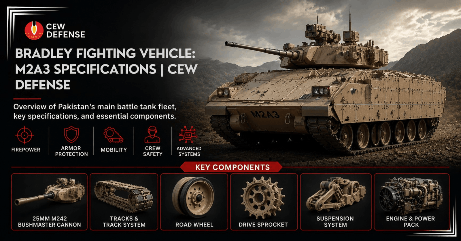 Military Bradley Fighting Vehicle: Features, Specifications, and Combat Performance