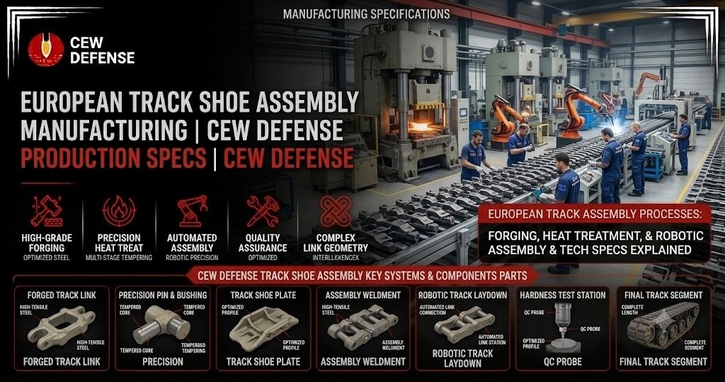 Track Shoe Assembly Manufacturing: Processes, Materials, and Applications