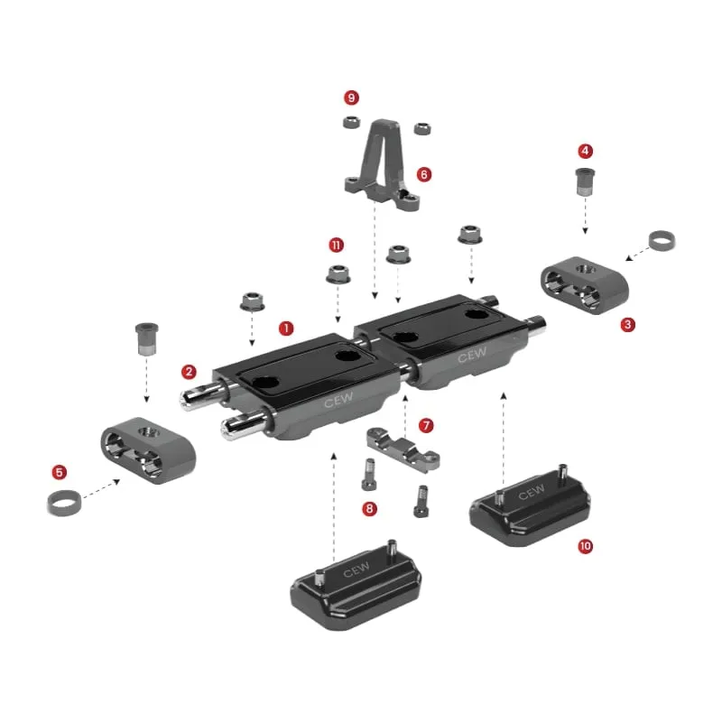 VT-4 Tank Parts & Track Link Assembly